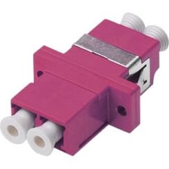 DIGITUS LWL Kupplung LC->LC Multimode Duplex OM4 violet