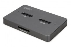 DIGITUS Docking USB-C->NVMe SSD,SATA SSD, SD