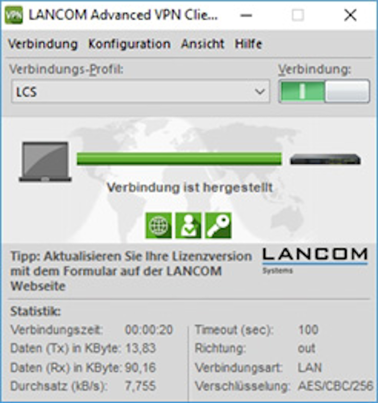 LANCOM Upgrade Advanced VPN Client (WIN, 10 Licences)