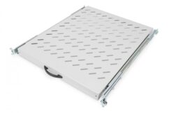 DIGITUS legplank 1HE 30x483x570mm tot 25kg grijs ausziehbar
