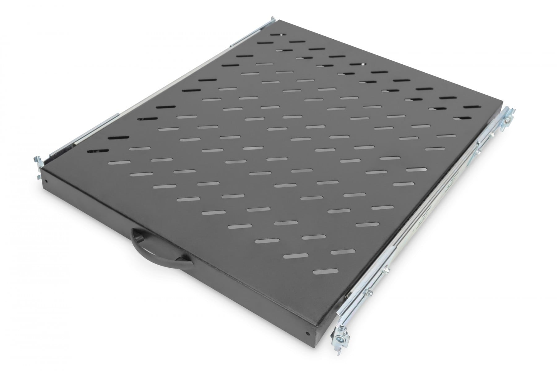 DIGITUS legplank 1HE 30x483x570mm tot 25kg zwart auszieh