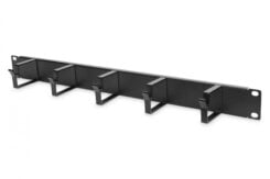 DIGITUS kabeldoorvoerbeugel 1HE 5x Ring 40x60mm zwart
