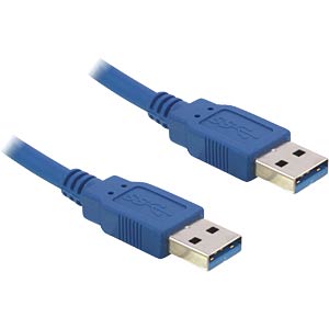 DELOCK USB3.0 Kabel A -> A St/St 1.50m blauw