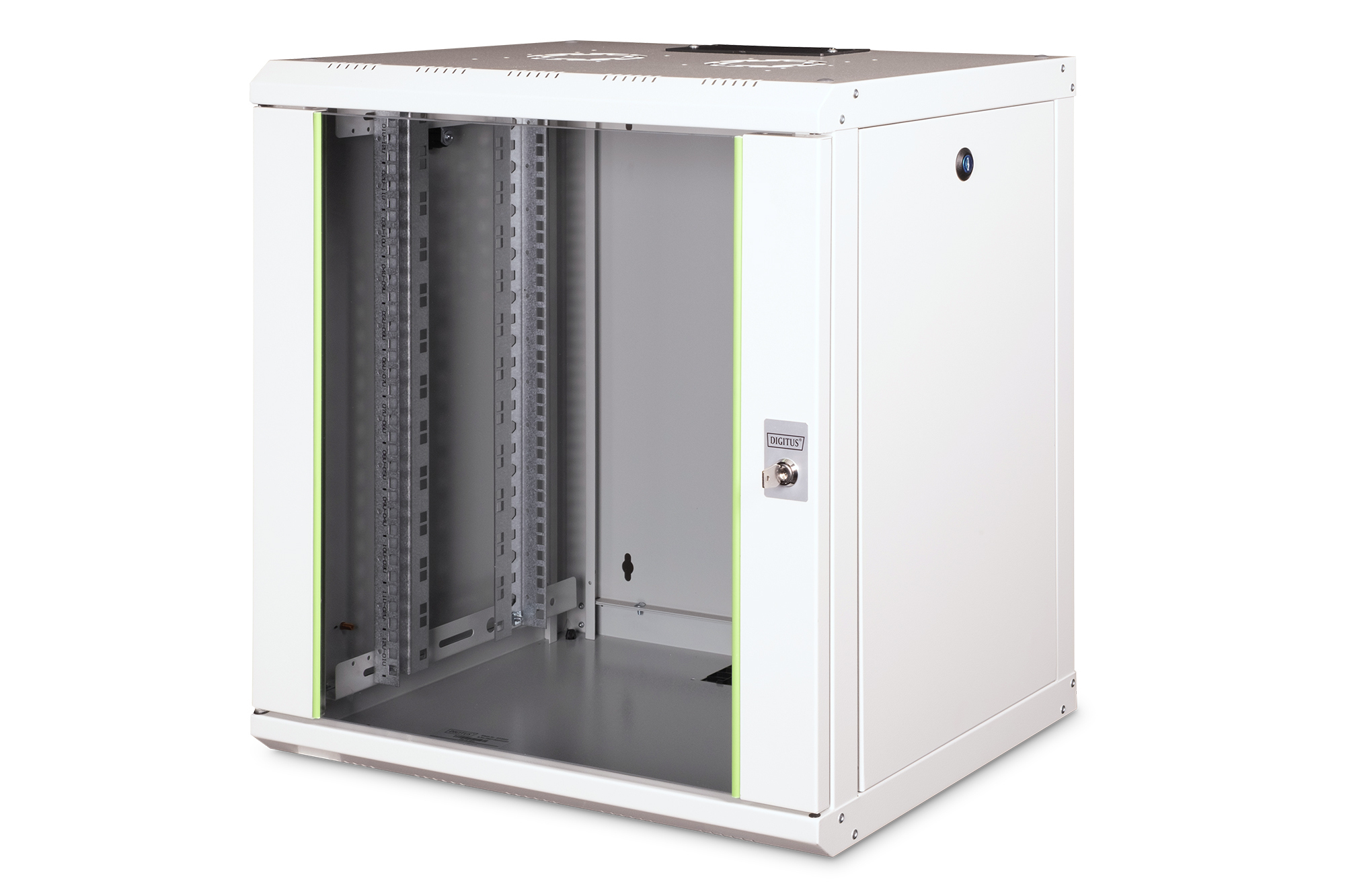 12U, Wandbehuizing, 643 x 600 x 450mm, grijs, IP20