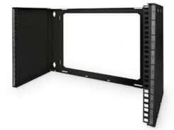 DIGITUS wall mount Patch-Halter 19 8HE zwart