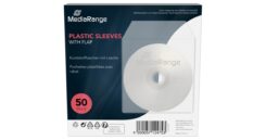 MediaRange CD Covers 50pcs Transparent plastic
