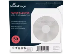 MediaRange CD Covers 50pcs Papier Flagwindow retail