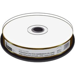 MediaRange CD-R 700MB/80min TRUE GOLD Ink.Print.cake 10pcs