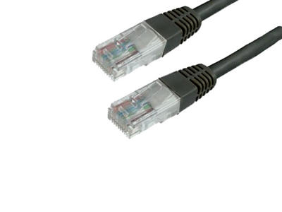 MediaRange Patchkabel RJ45 U/UTP C5e 2.0m (UTP) zwart