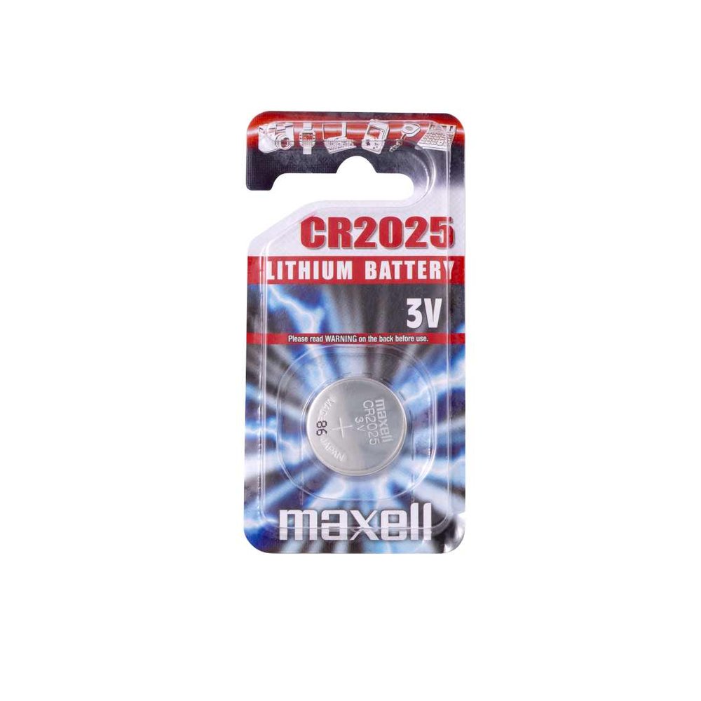 Maxell batterij knoopcel CR2025 3V 170mAh Lithium 1St.