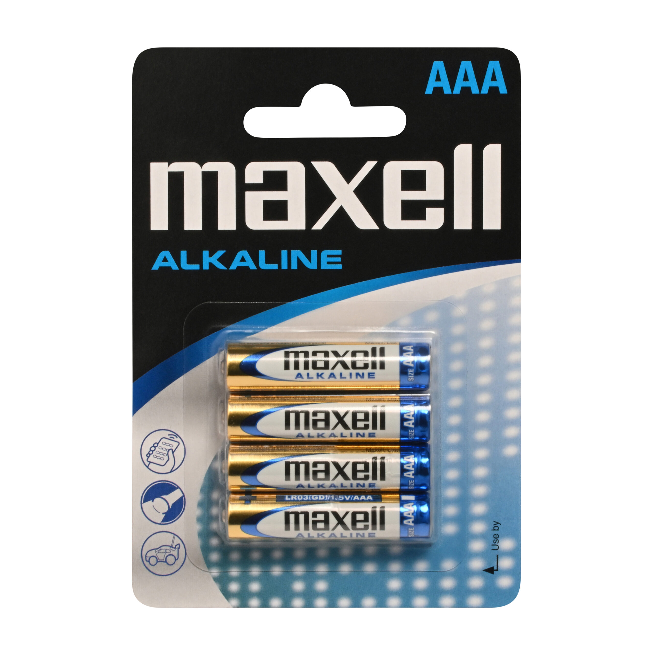 Maxell batterij Alkaline AAA Micro LR03 4St.