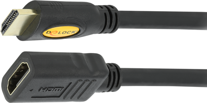 DELOCK HDMI Verl. Ethernet A -> A St/Bu 5.00m 4K