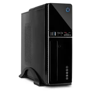Inter-Tech Behuizing IT-607 Desktop zwart