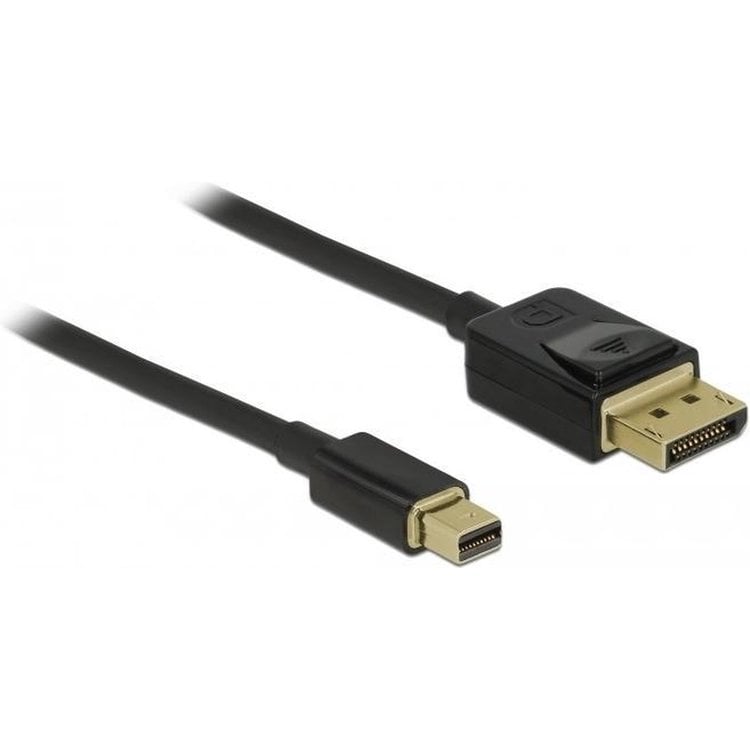 DELOCK Displayport Kab. miniDP St > DP St 8K 60Hz 1.00m zwart