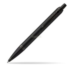 PARKER Balpen IM Achromatic Rings zwart PVD M blauw Geschenkbox