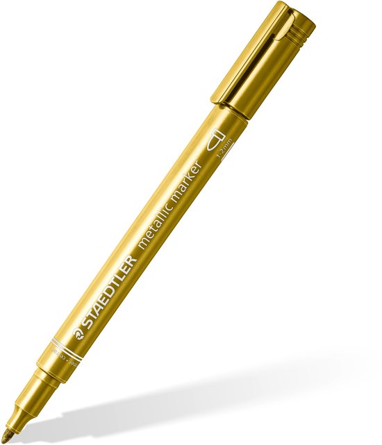 STAEDTLER markeer stift metallic goud