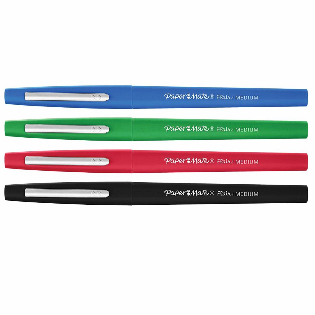 PAPER MATE Faserschreiber Flair 4de Strd Farben M 0.7 mm Blister