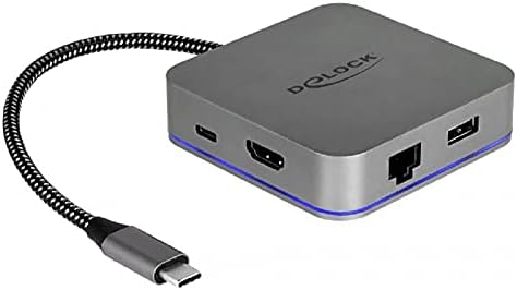 DELOCK Dockingstation USB Type-C Mobilgeräte 4K HDMI/Hub/LAN/