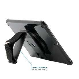 Mobilis Uni. Adhesive Rotating Handle + Handstrap for Tablet