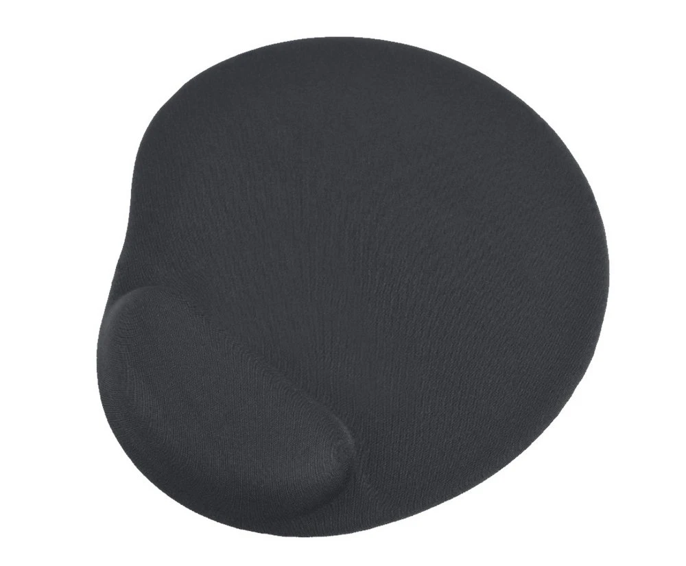 gembird Gel-muismat met Handgelenkstütze, zwart.