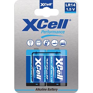 XCell Batterie Performance Alkaline LR14 Baby C  2St.