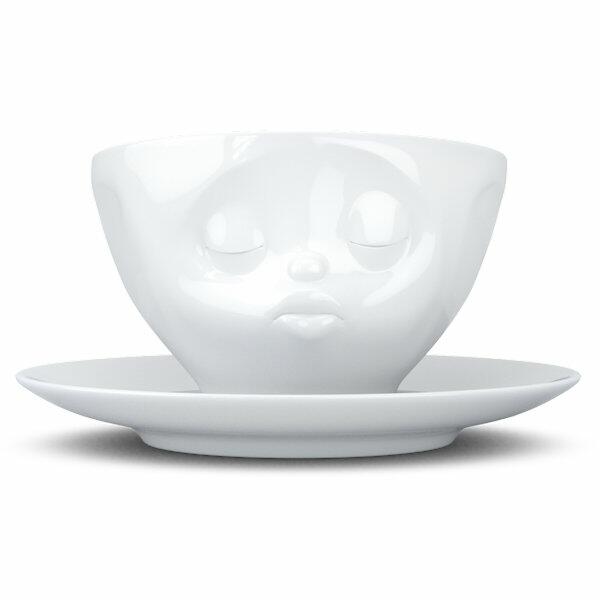 FIFTYEIGHT Kaffeetasse 200ml - Küssend weiß
