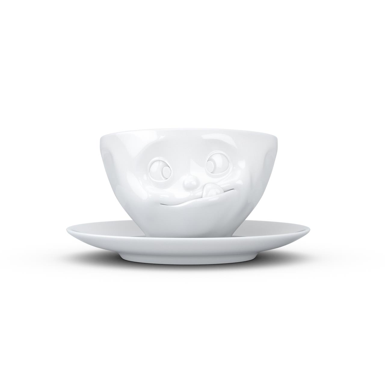 FIFTYEIGHT Kaffeetasse 200ml - Lecker weiß
