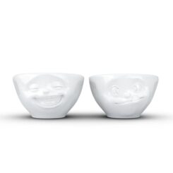 FIFTYEIGHT Schälchen Set 100ml - Lachend & Lecker weiß