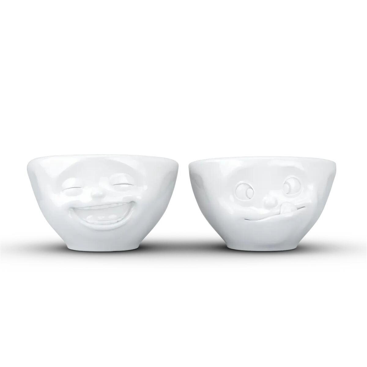 FIFTYEIGHT Schälchen Set 100ml - Lachend & Lecker weiß