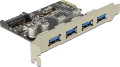 DELOCK PCI Expr Card 4x USB3.0 ext