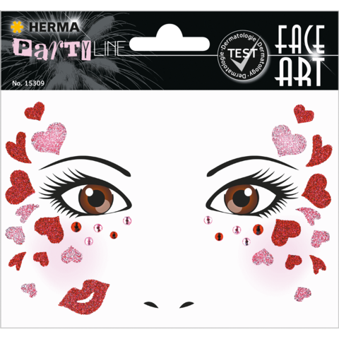 HERMA Face Art Sticker Love