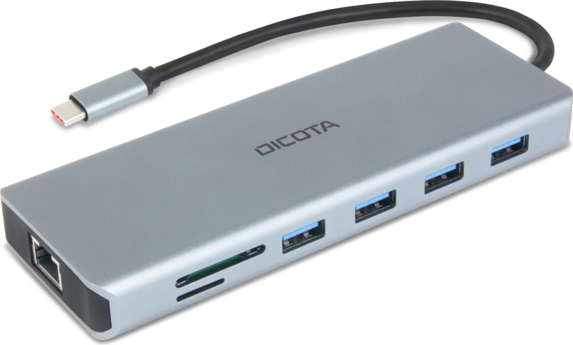 Dicota USB-C 13-in-1 Docking Station 4K HDMI/DP PD 100W