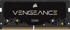 SO DDR4 16GB PC 3200 CL22 CORSAIR VENGEANCE zwart retail