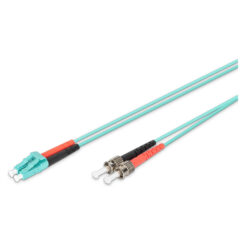 DIGITUS LWL Patchkabel LC -> ST 1.00m Multimode Duplex OM3