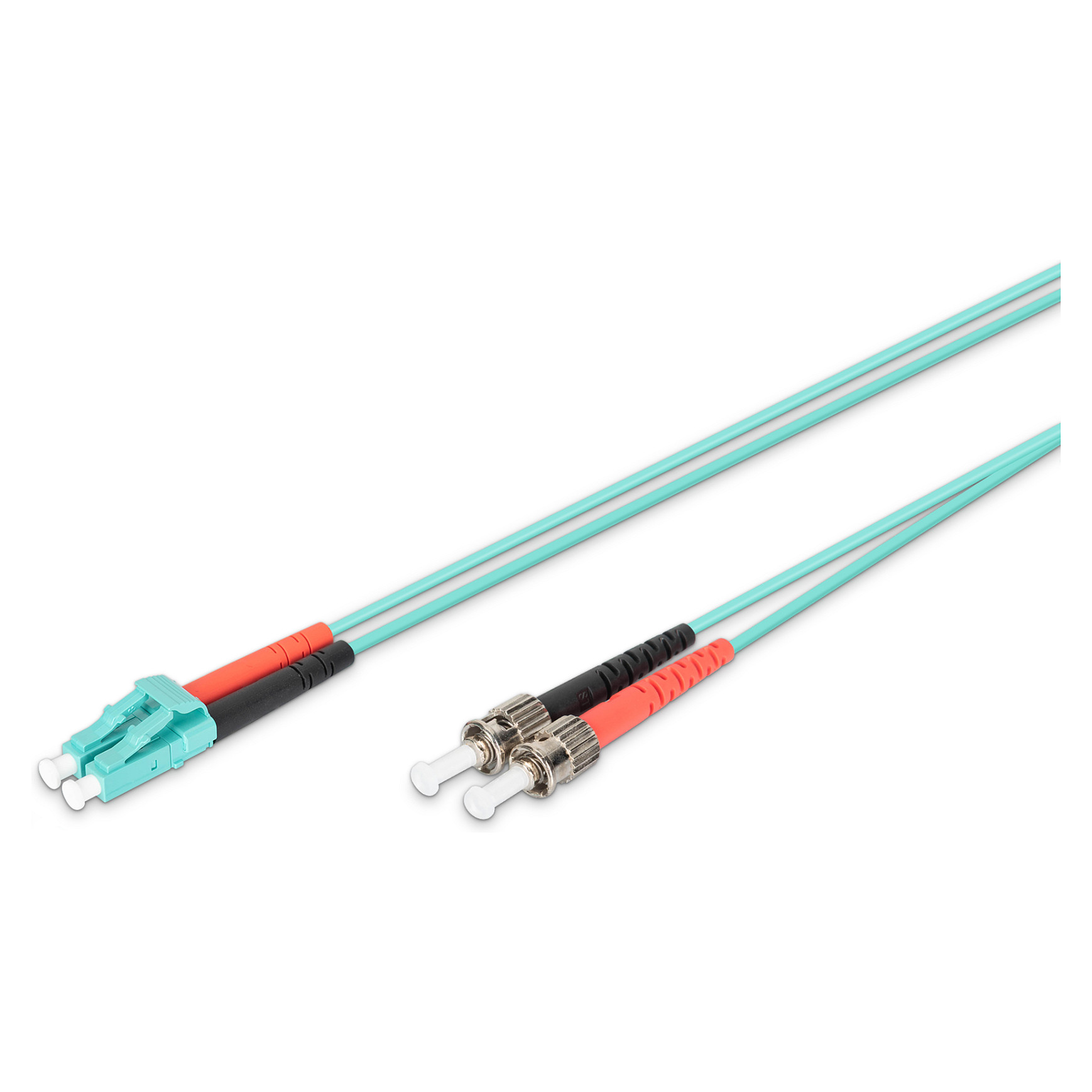 DIGITUS LWL Patchkabel LC -> ST 1.00m Multimode Duplex OM3