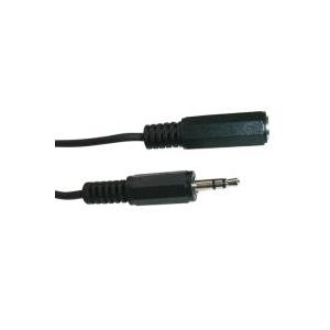 Schwaiger Kopfhörerverlängerung 3,5mm connector 5,0m zwart