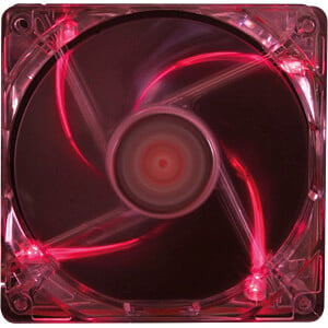 koeler XILENCE 120*120 Performance C transparant rood (XF046)