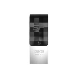 USB-Stick 128GB Silicon Power USB3.2 + Type C C31 zwart