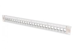 DIGITUS Patchpanel 1HE 24-Port Rackmount modulair grijs transp