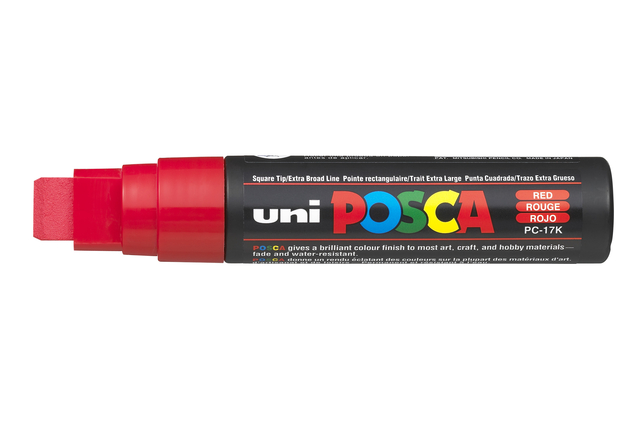 POSCA markeer stift UNI PC-17K rood