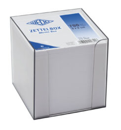 WEDO Zettelbox gefüllt 9,5 x 9,5 cm 6Stk