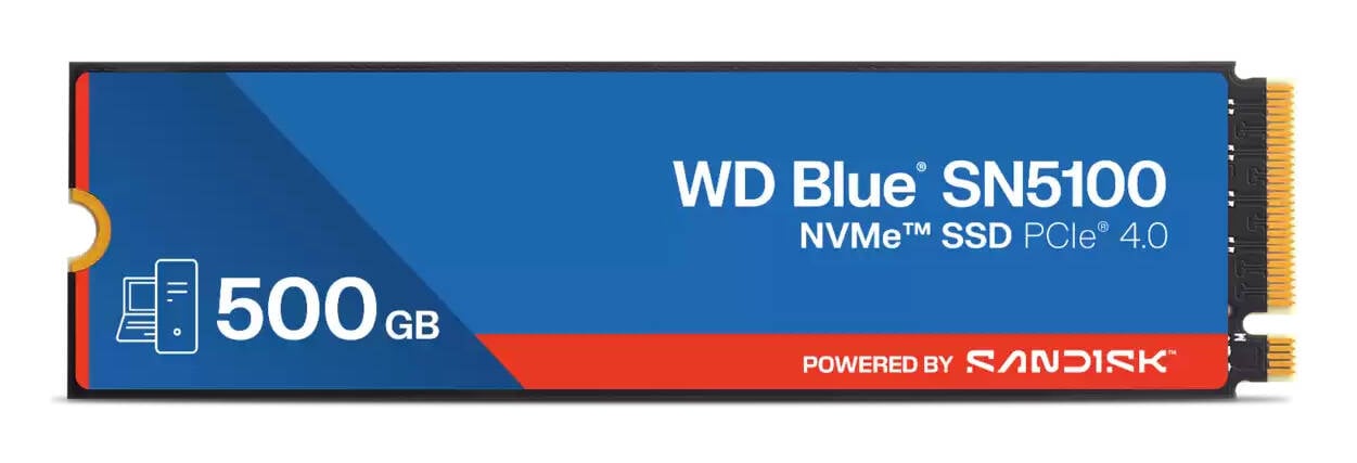SSD WD Blue   M.2 2280       500GB NVMe  SN5100