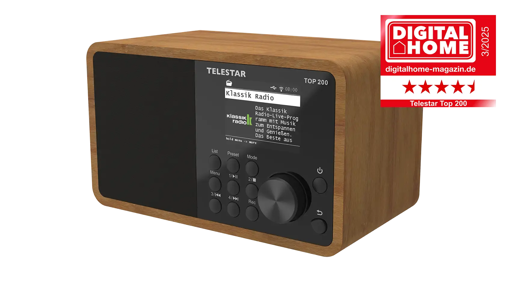 TELESTAR TOP 200 Holz Multifunktionsradios Stationäre Radios