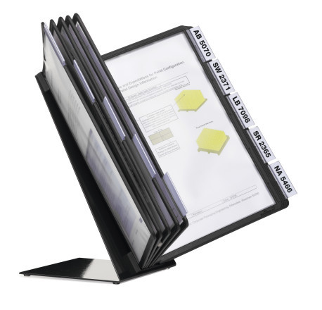 DURABLE TischSichttafelsys VarioTable10 Sichttafeln zwart