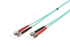 DIGITUS LWL Patchkabel ST -> ST 10.00m Multimode Duplex OM3