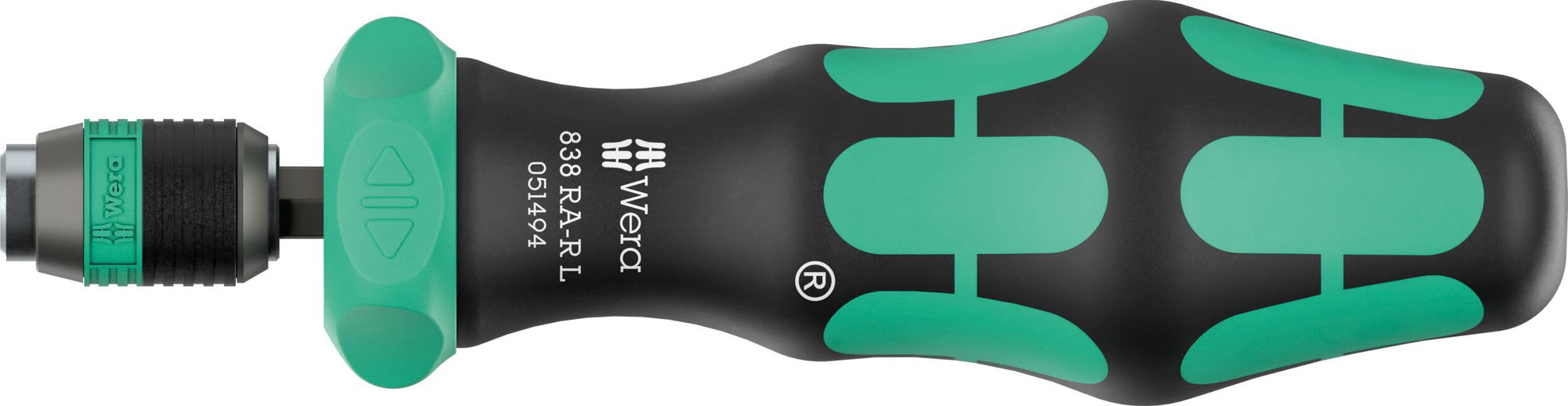 Wera 838 RA-R L Bits-Handhalter mit Ratsche 1/4
