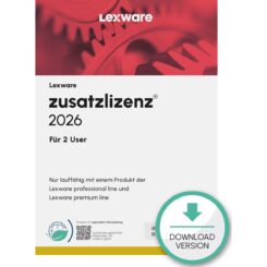 Lexware zusatzlizenz 2026 für 2 User ABO  Download