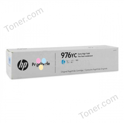 HP 976YC Ink Cart EHY PageWide Cyan