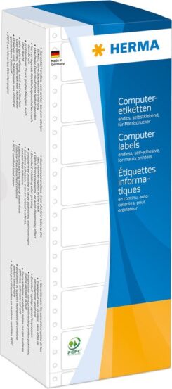 Computeretiketten eindloos 101.6x35.7 mm 1-banen 4000 St.