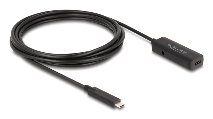 DELOCK Aktives USB 10 Gbps Verlängerungskabel USB Type-C 3 m